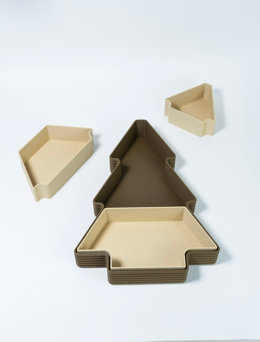 3D Printed Christmas Candy Bowl | Festive Holiday Snack Dish | Santa & Tree Themed Xmas Decor | Perfect for Candy, Nuts, or Treats