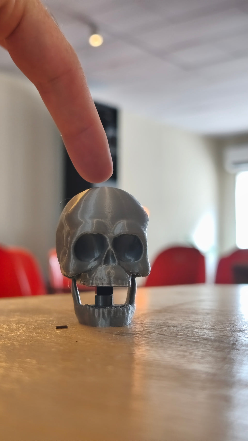 Skull Clicker – Articulated 3D Printed Skull Fidget Toy