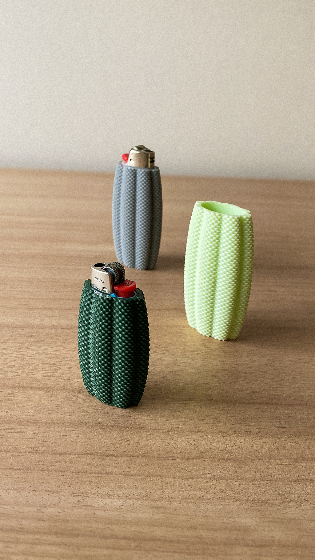 Lume Bic Lighter Case | Modern 3D Printed Lighter Cover | Minimalist Reusable Bic Sleeve | Gift for Smokers & Candle Lovers
