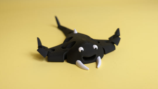 🩵 Manta Ray – Articulated Figure Keychain