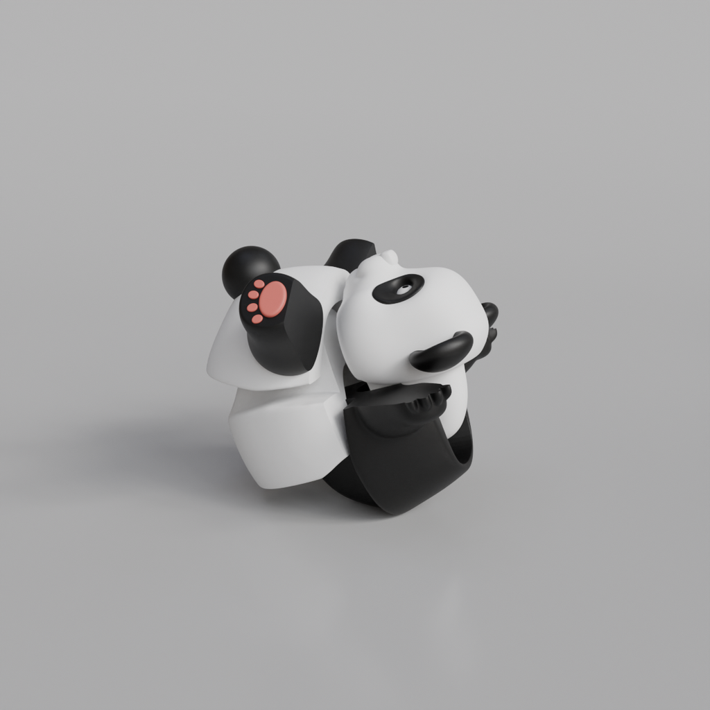 🐼 Panda – Articulated Figure Keychain