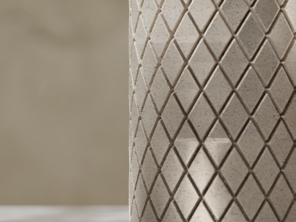 3D Printed Geometric Medium Planter: Modern Plant Pot with Drainage