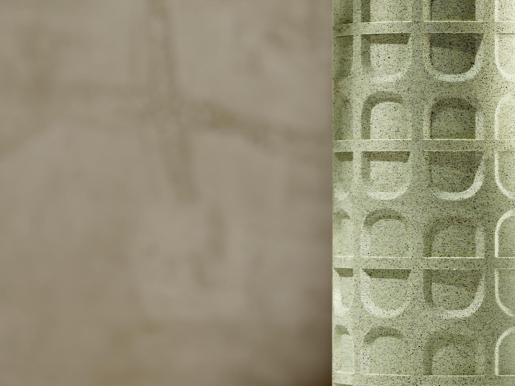 3D Printed Trellis Tall Planter: Modern Indoor Plant Pot with Drainage