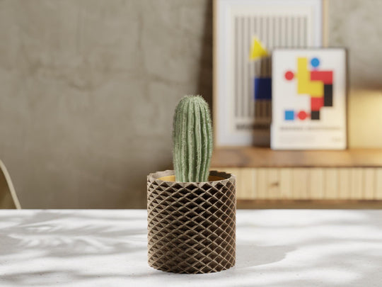 Rhombus Small Planter Shell – Modern Geometric Design for EvolvePlanter System