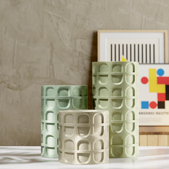 3D Printed Trellis Planter: Modern Geometric Medium Plant Pot with Drainage