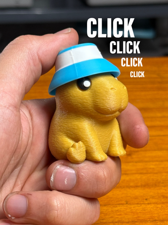 🐹 Capybara Clicker – Articulated Fidget Toy
