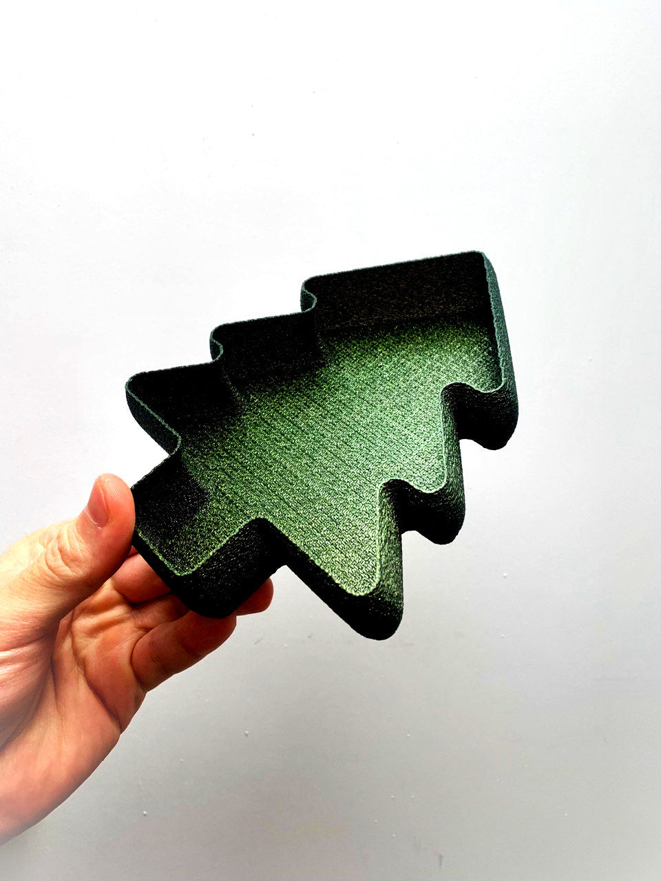 🎄 3D Printed Christmas Tree Plate – Holiday Serving Tray, Festive Snack Dish, Cookie Plate, Modern Holiday Decor